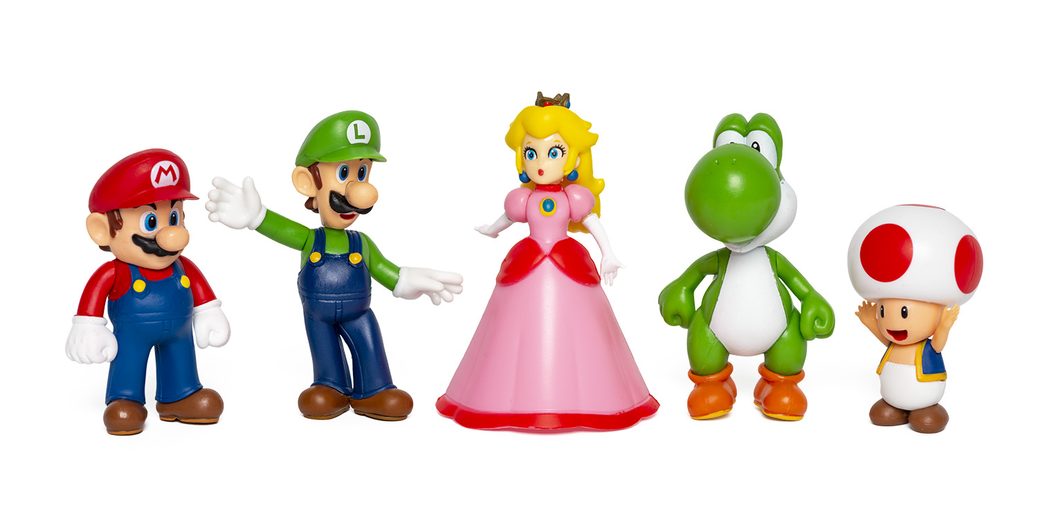 Super Mario - Mario & Friends Multi-Pack (5 Figuren à 6,5 cm) Super Mario - Mario & Friends Multi-Pack (5 Figuren à 6,5 cm)