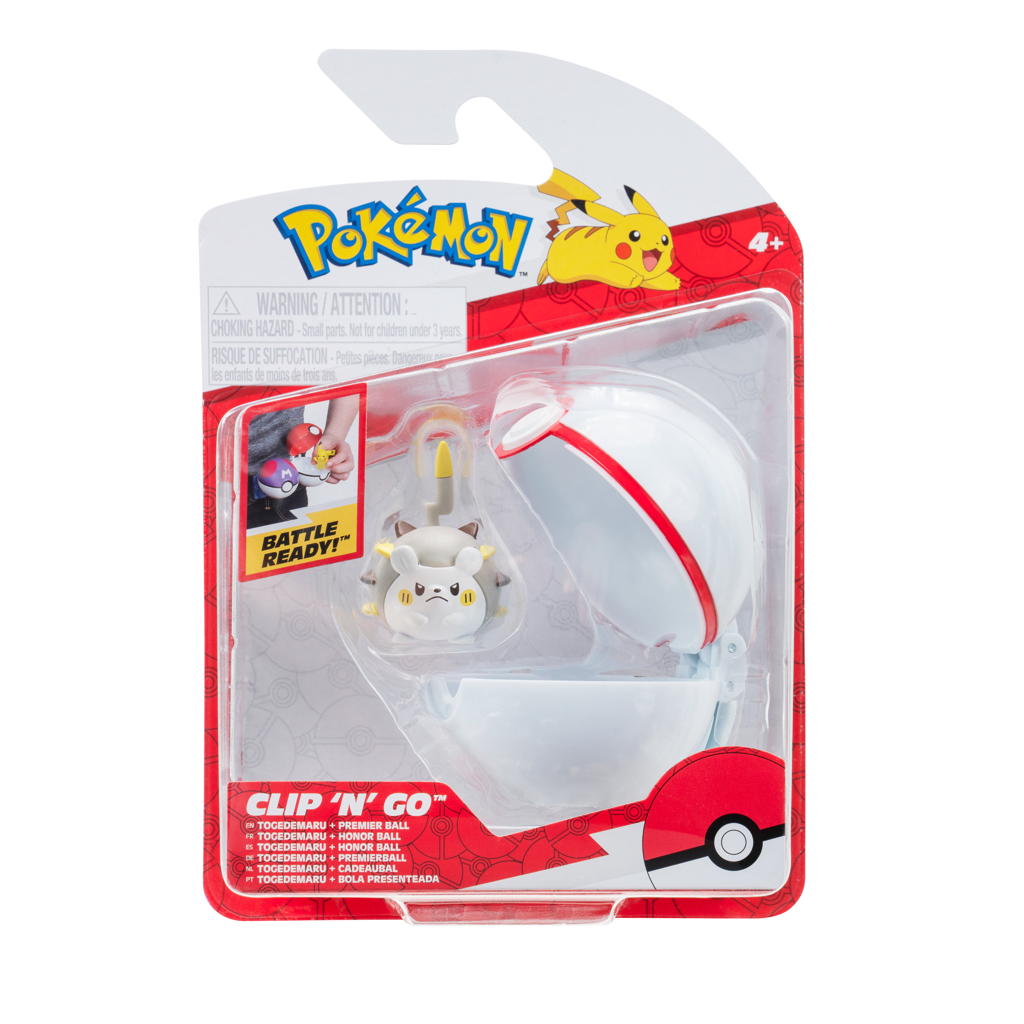 Pokémon - Clip'n Go - Togedemaru & Premier Ball