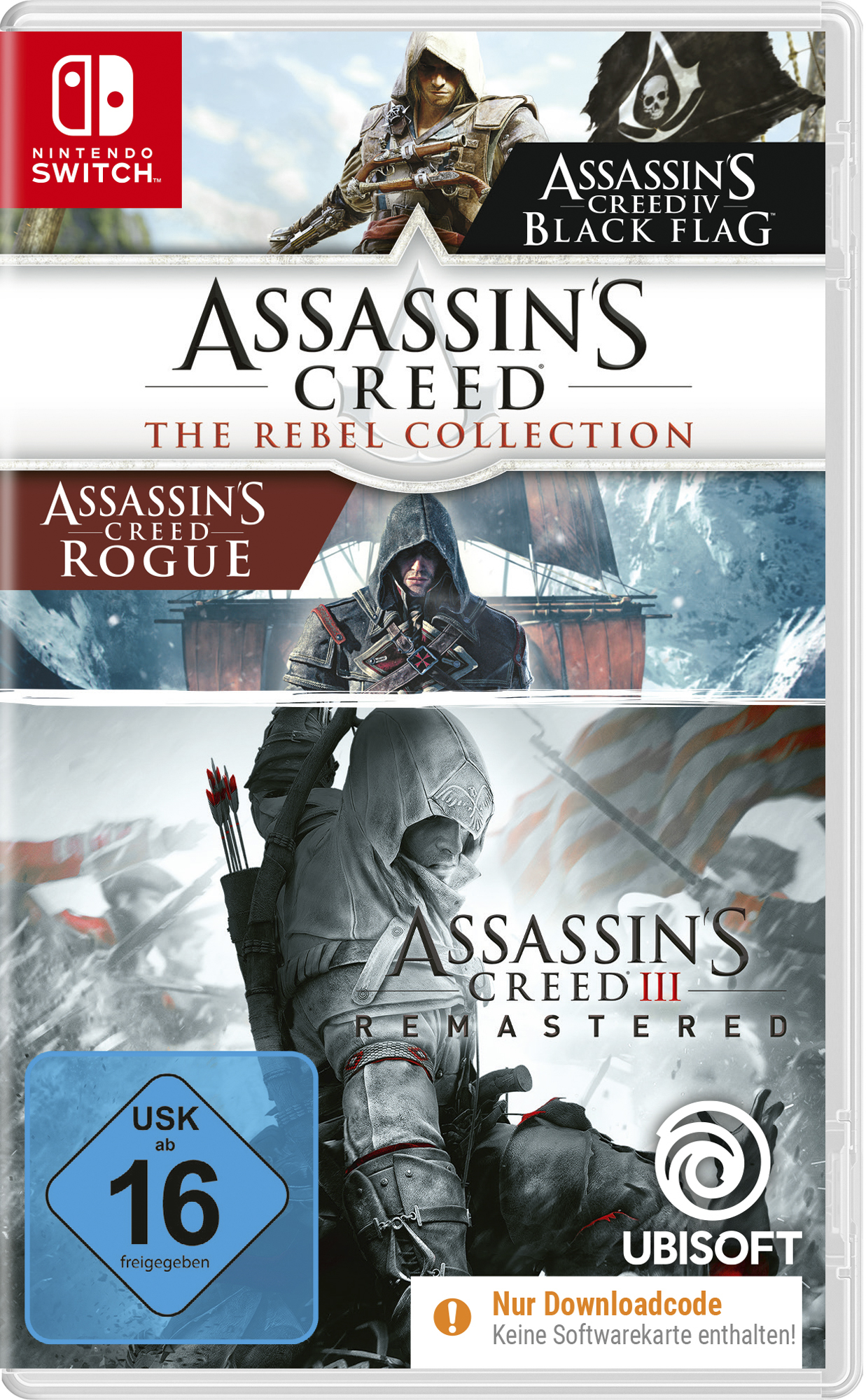 Assassins Creed Compilation - Rebel Coll + Assassin's Creed III Remastered Assassins Creed Compilation - Rebel Coll + Assassin's Creed III Remastered