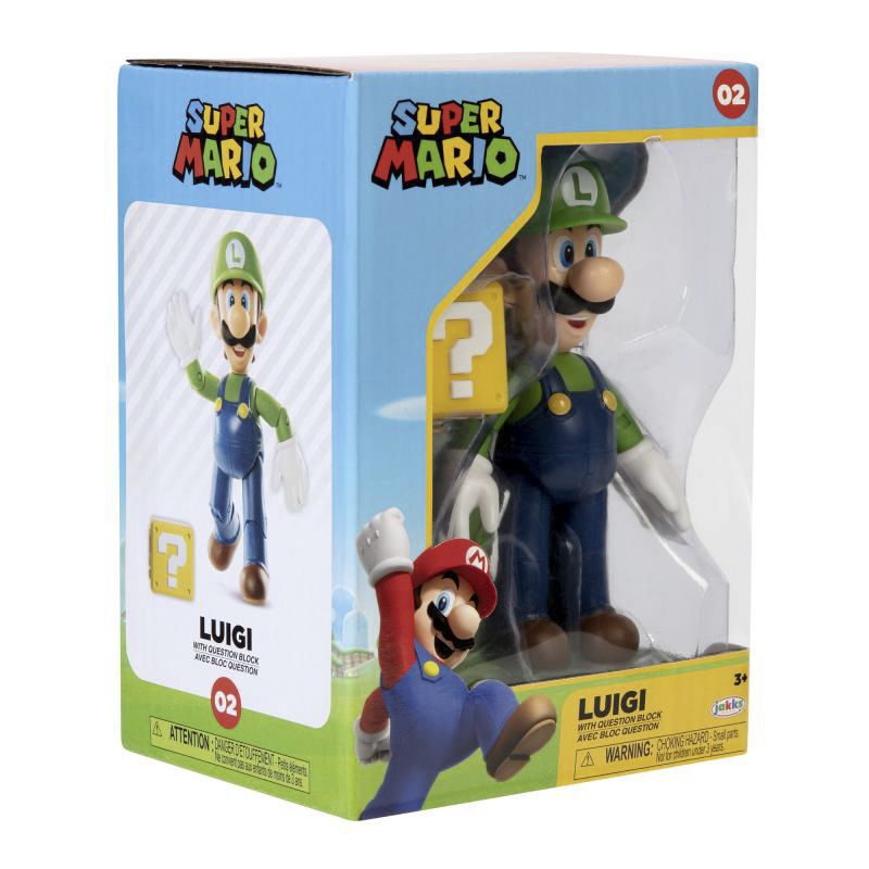 Super Mario - Luigi 10 cm Figur (Sammlerbox)