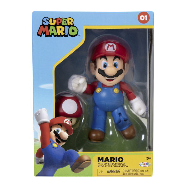 Super Mario - Mario 10 cm Figur (Sammlerbox)