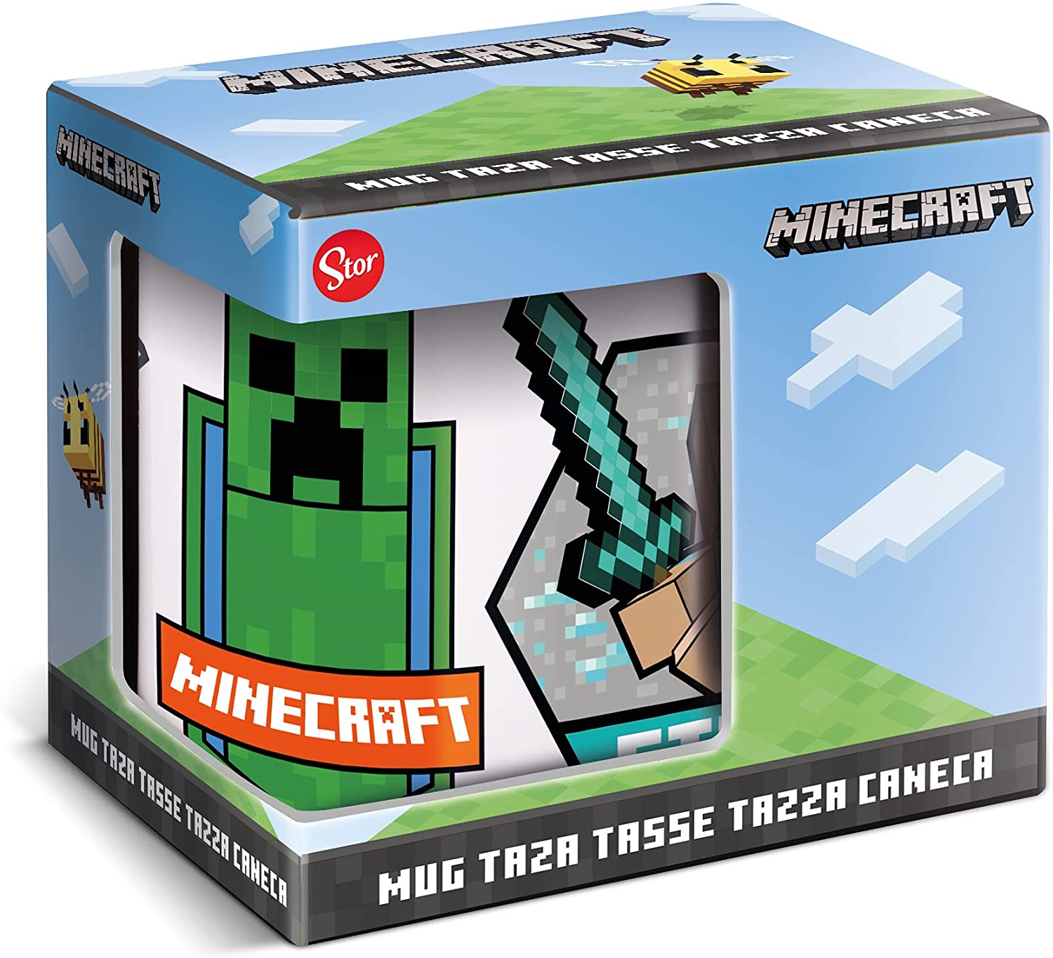 Tasse - Minecraft - Alex Steve Creeper