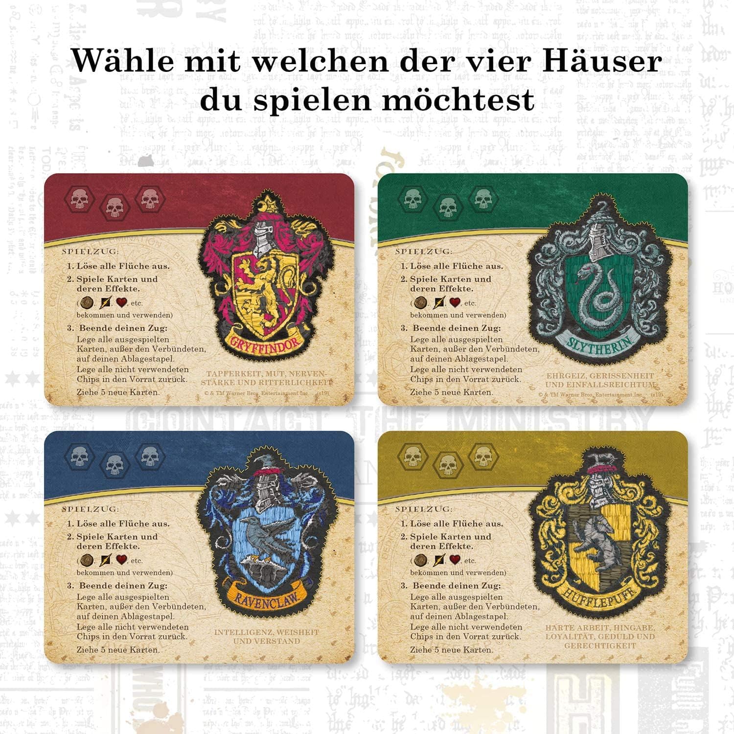 Harry Potter - Kampf um Hogwarts - Verteidigung gegen die Dunklen Künste - Brettspiel Harry Potter - Kampf um Hogwarts - Verteidigung gegen die Dunklen Künste - Brettspiel