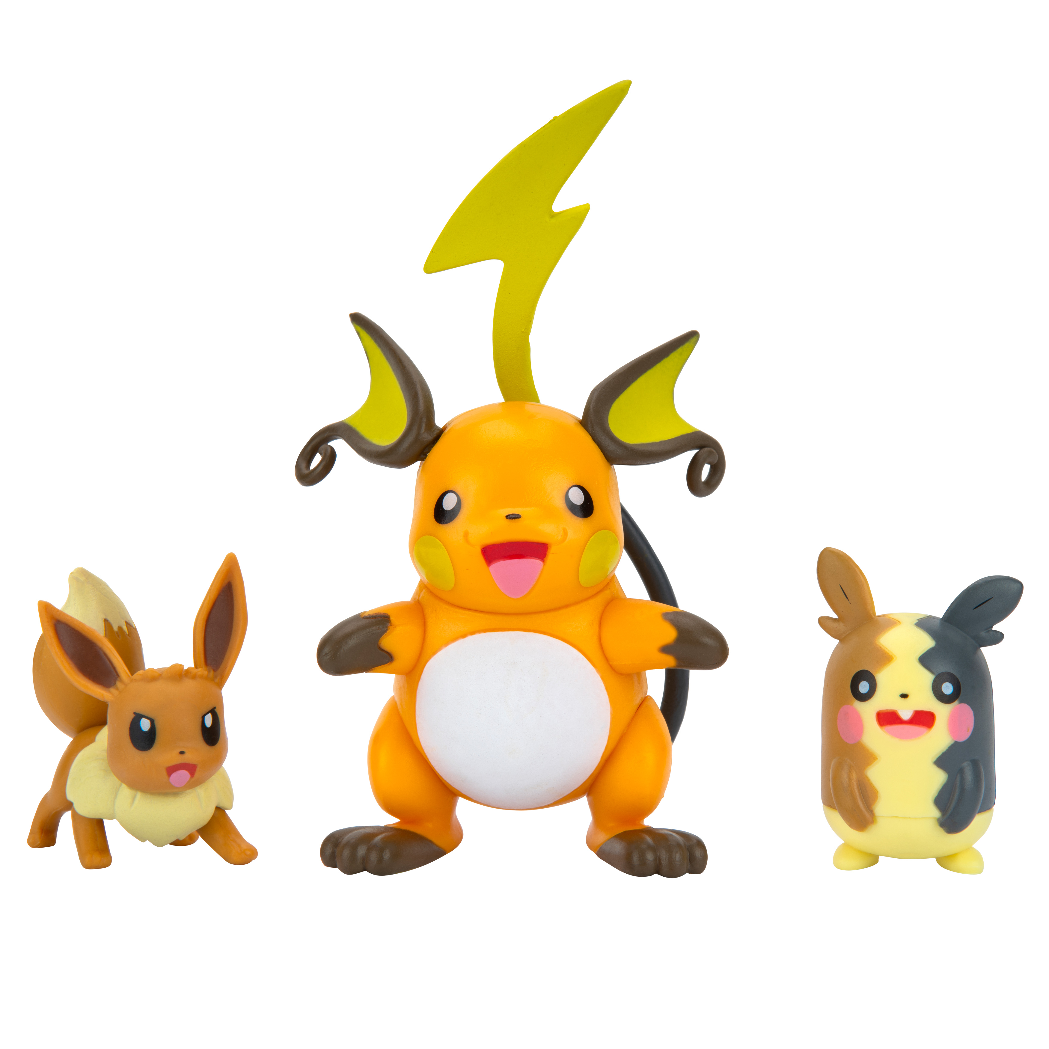 Pokémon - Battle Figur 3er Pack - Raichu, Morpeko & Evoli Pokémon - Battle Figur 3er Pack - Raichu, Morpeko & Evoli