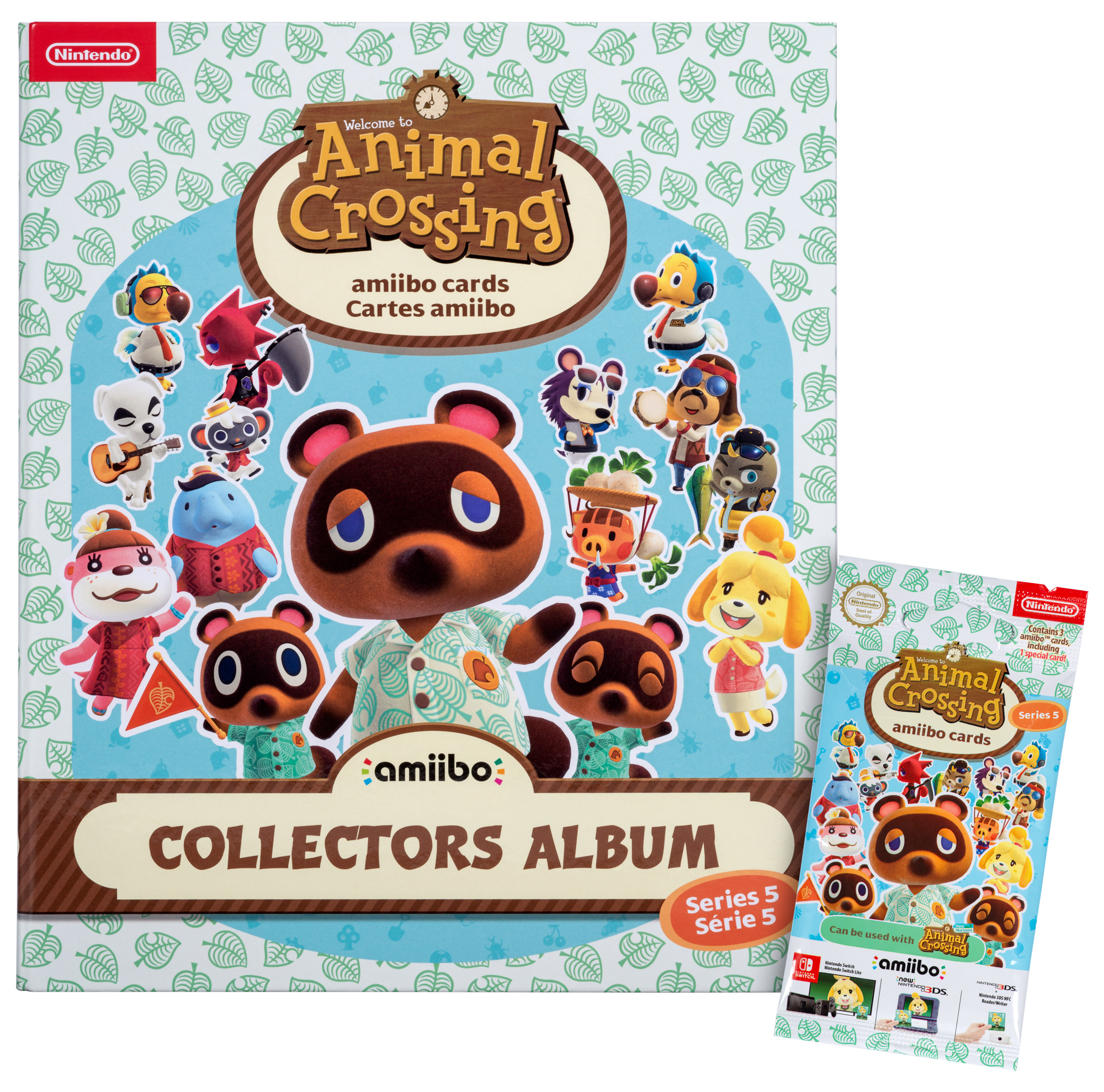 Animal Crossing - amiibo Karten Sammelalbum Serie 5 + 3 Karten