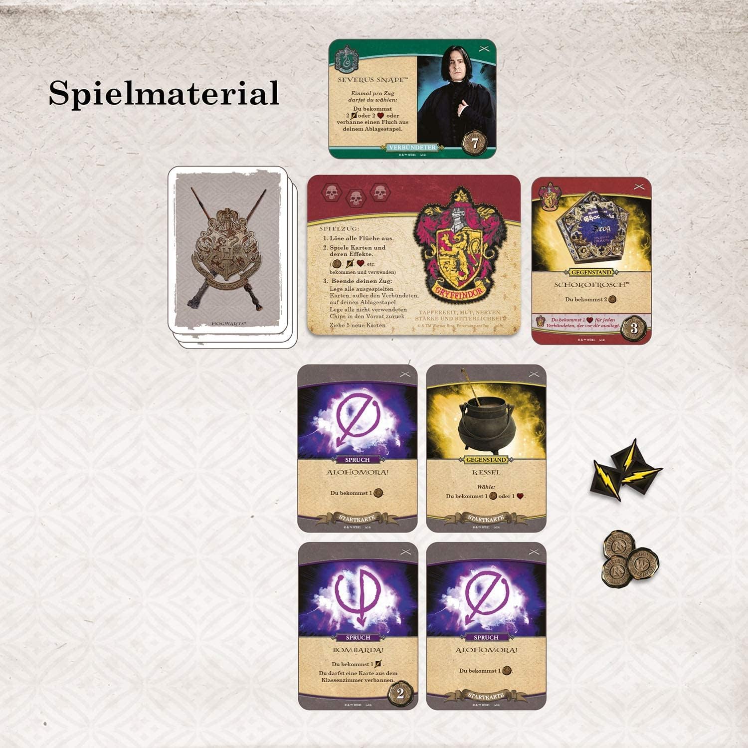 Harry Potter - Kampf um Hogwarts - Verteidigung gegen die Dunklen Künste - Brettspiel