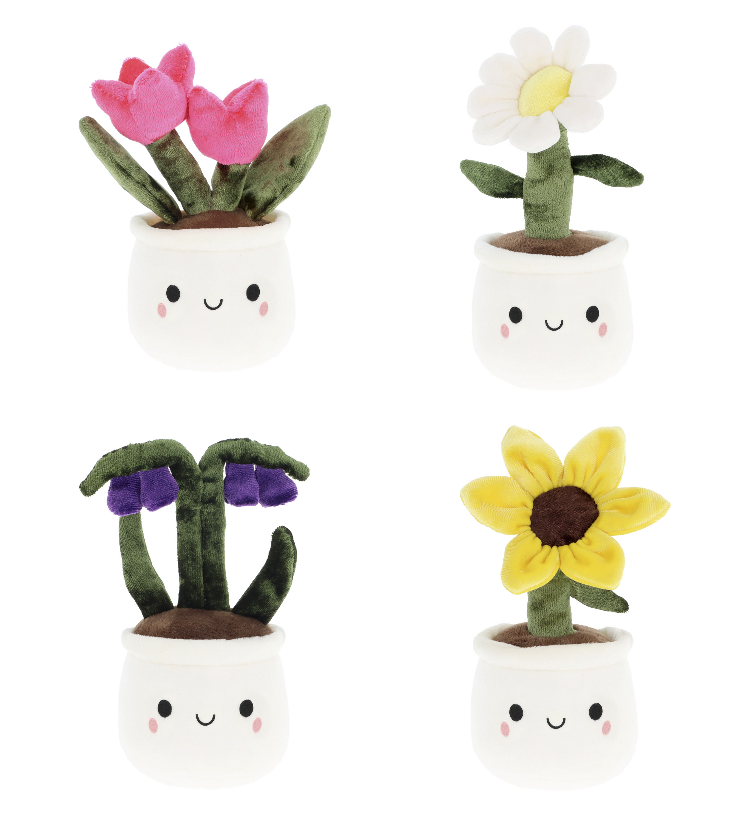 Plant & Flower Bobballs - Blumen + Pflanzen - Plüsch ca. 12 cm