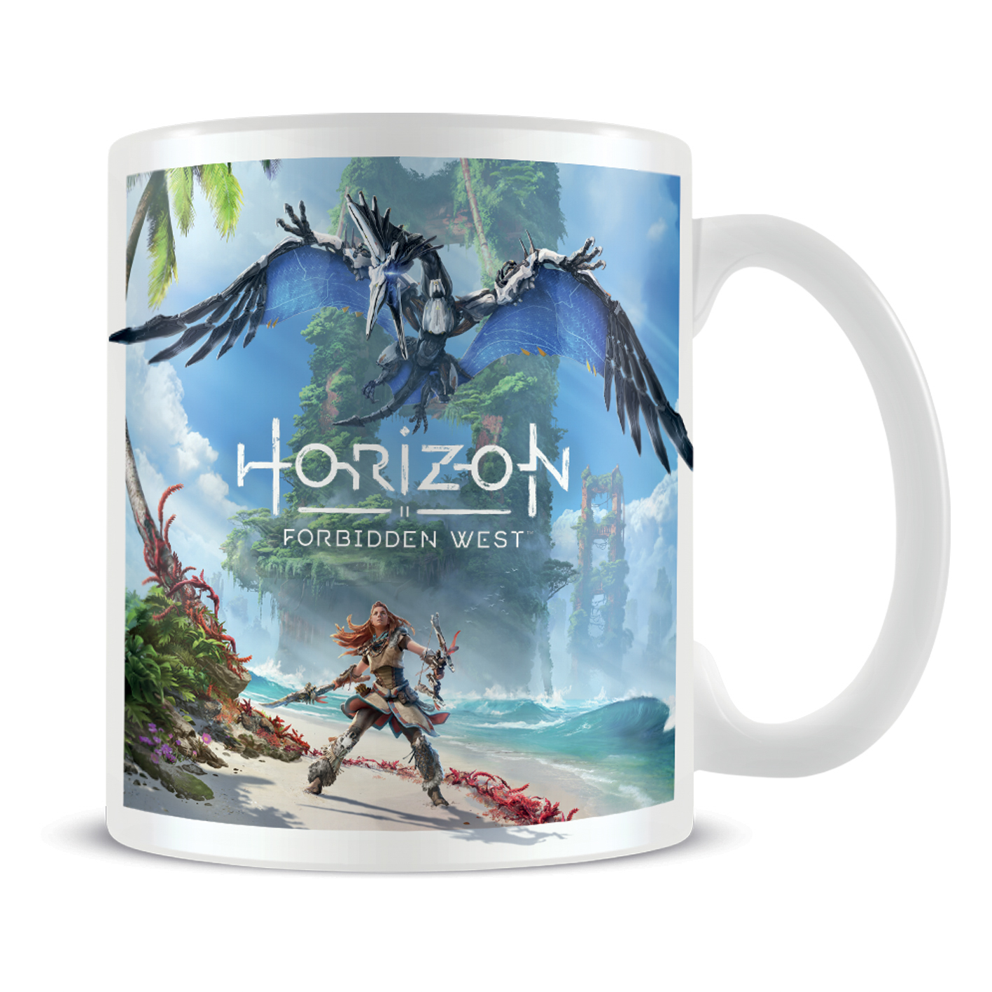 Geschenkset (Tasse, Untersetzer & Schlüsselanhänger) - Horizon