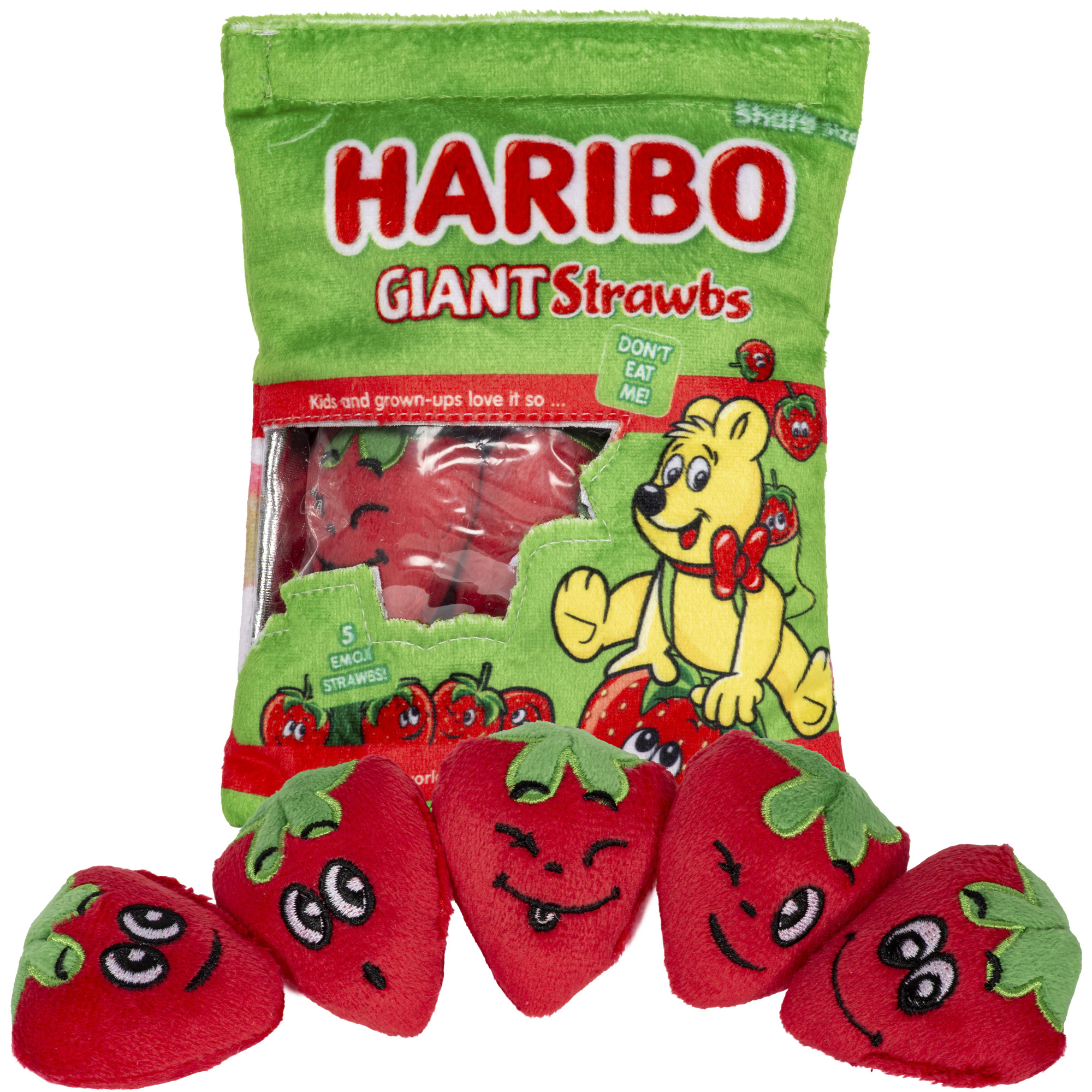 Haribo - Erdbeeren Plüsch Tüte klein