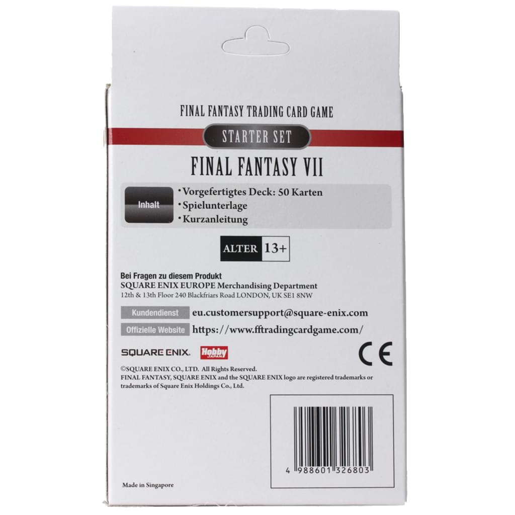 Square Enix Final Fantasy VII Starter - Feuer & Erde - Trading Card Game