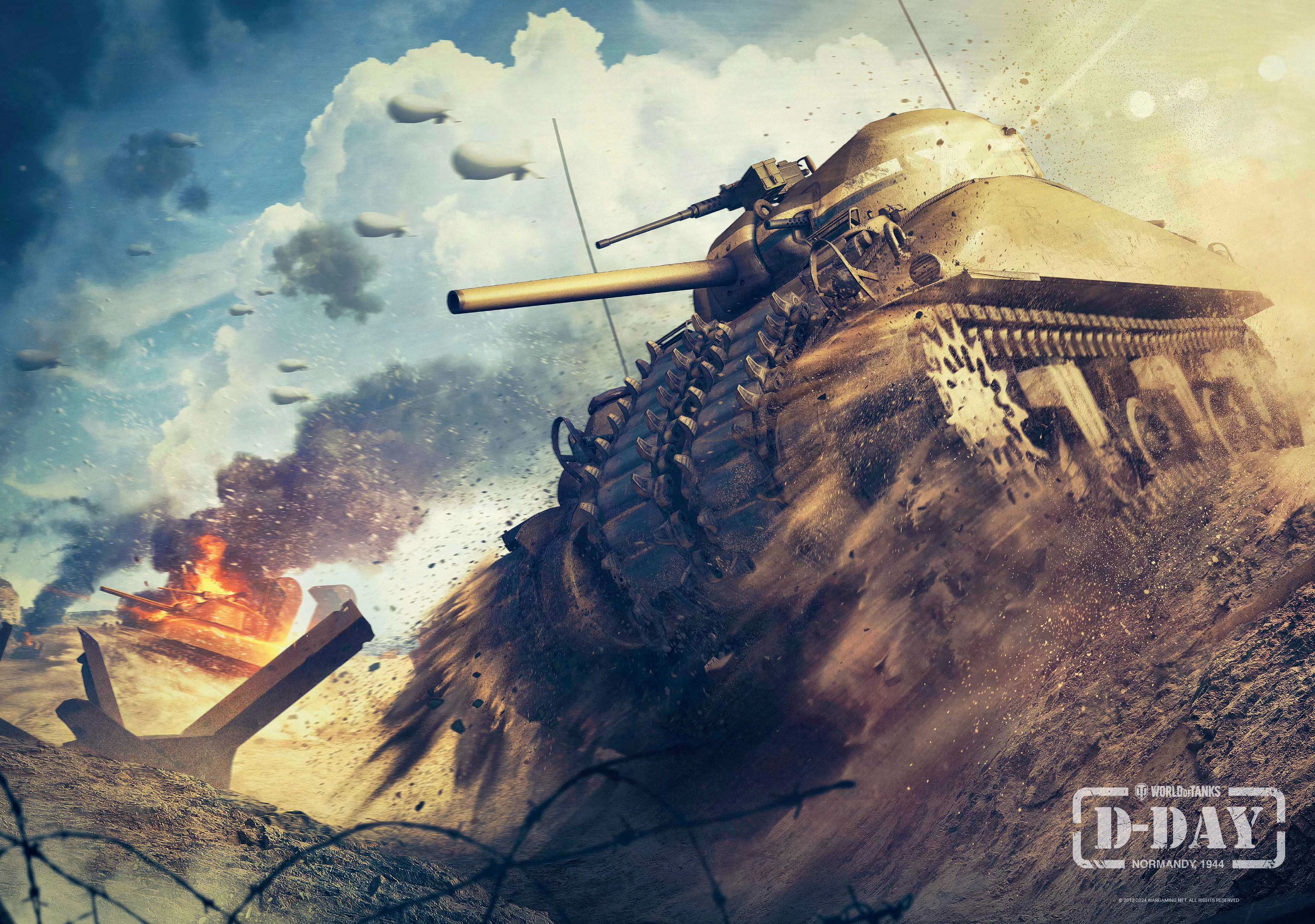 Puzzle - World of Tanks D-Day - 1000 Teile