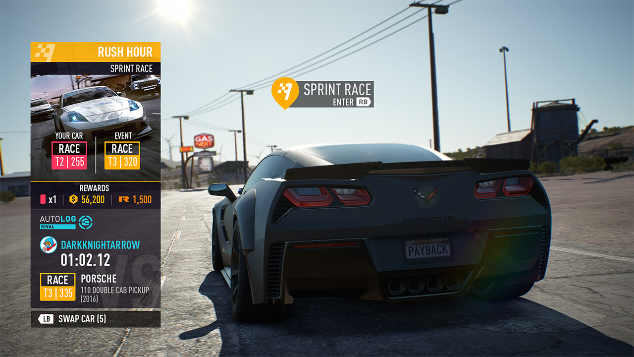 Need for Speed: Payback Need for Speed: Payback
