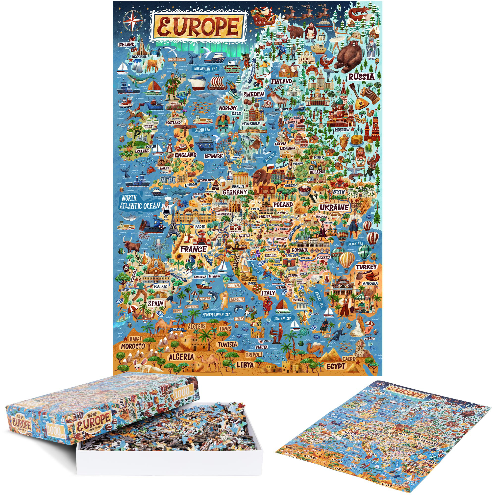 Puzzle - Map of Europe