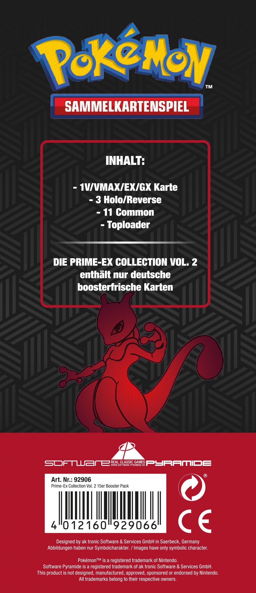 Pokémon - Prime-Ex Collection Volume 2- 15er Booster Pack