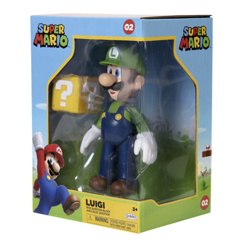 Super Mario - Luigi 10 cm Figur (Sammlerbox)