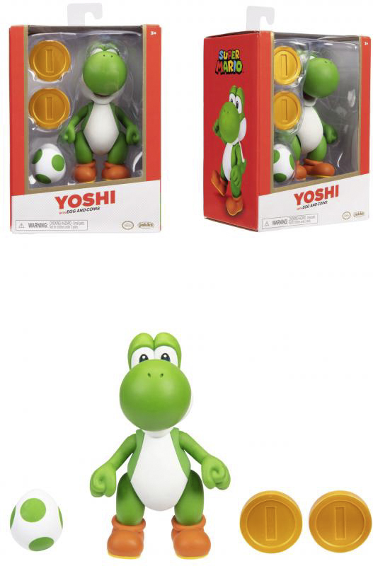 Super Mario - Yoshi Münzen 10 cm Figur (Sammlerbox)